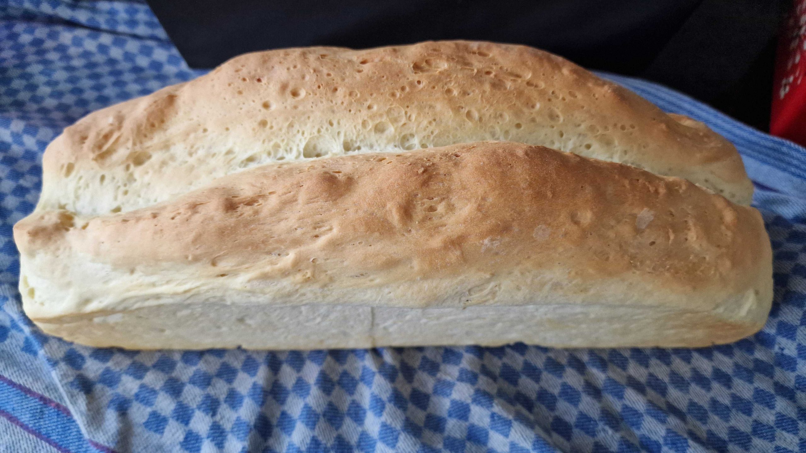 Kastenweißbrot gebacken