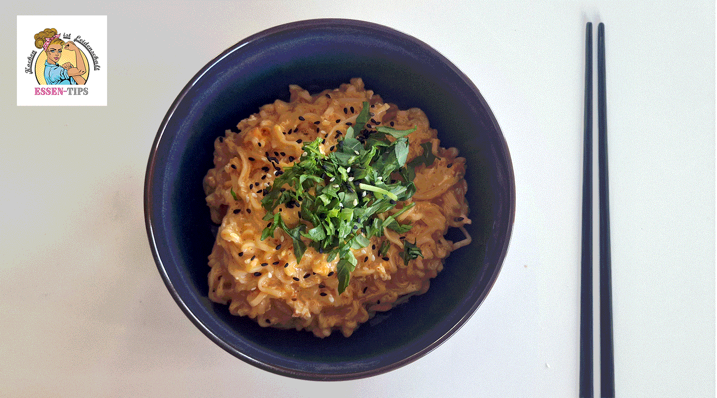 Ramen Käse Instant Nudeln